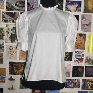 SOLD ✔️ ZARA Puff Sleeve Top (SMALL)
